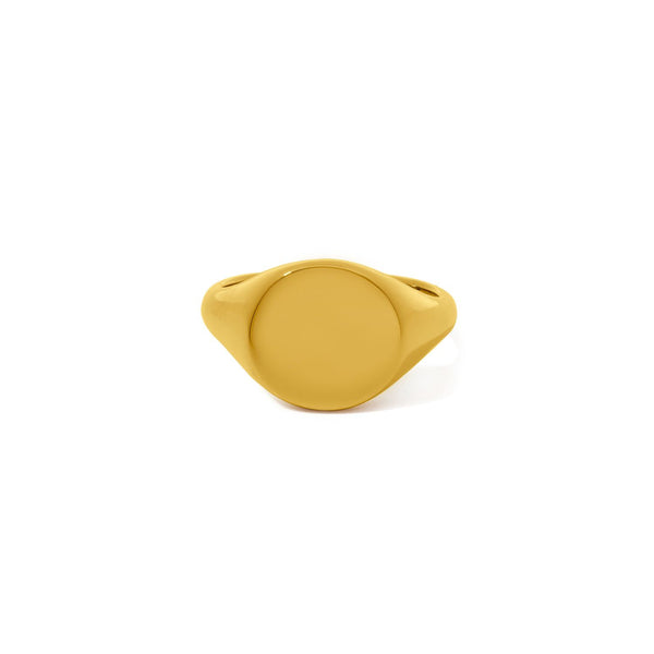Round Signet Ring