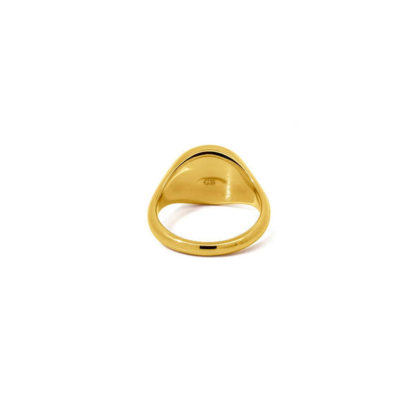 Round Signet Ring