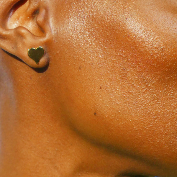 Heart Stud Earrings