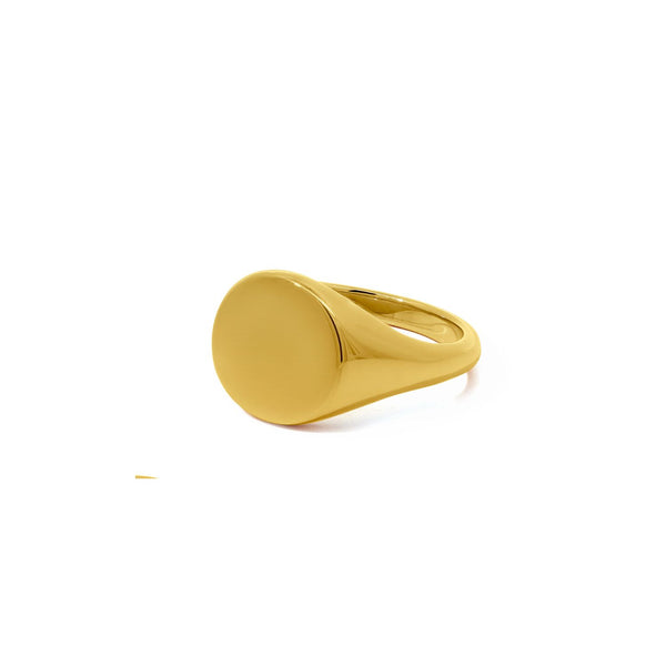 Round Signet Ring