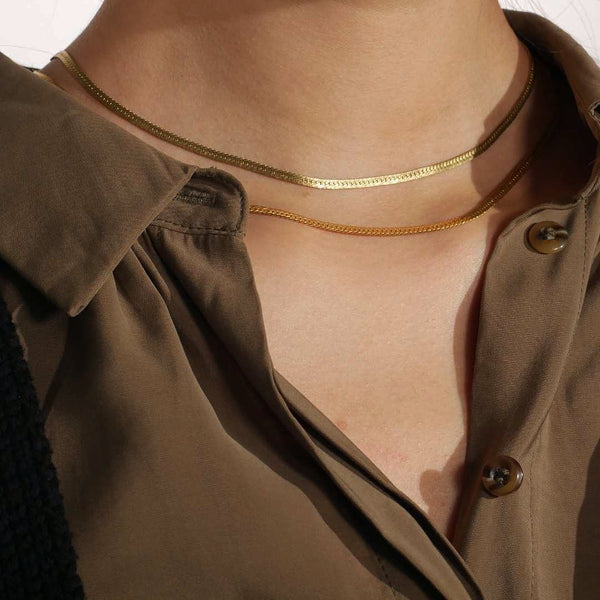 Herringbone Slim Necklace