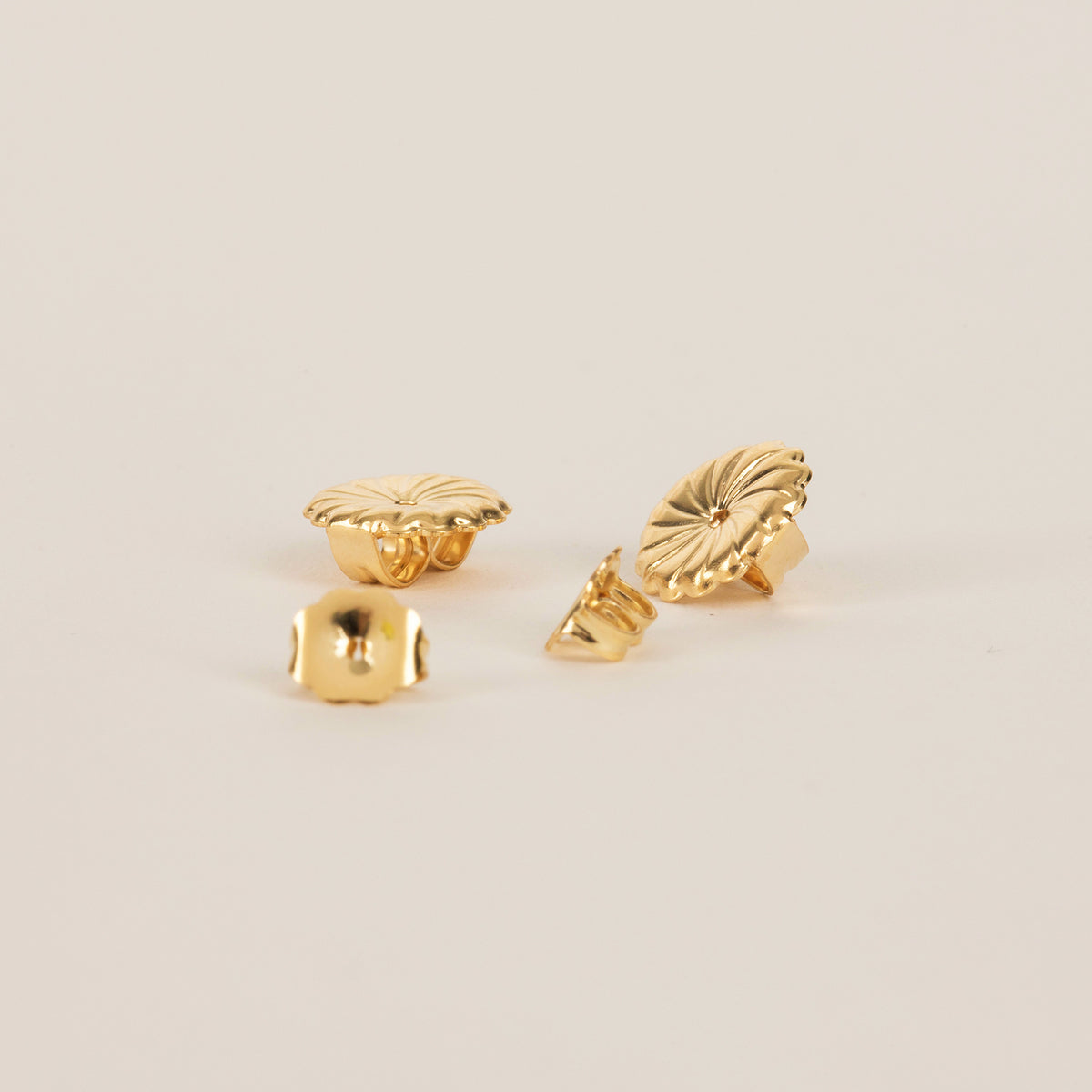 Large Gold Earring Backs - Gwen Beloti Jewelry
