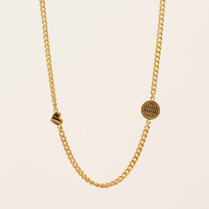 Double Spaced Love Charm Necklace