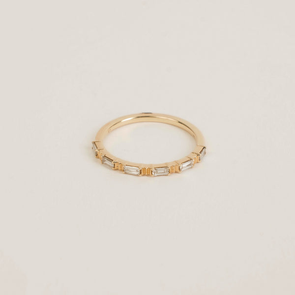 Essence Baguette Prism Diamond Band Ring
