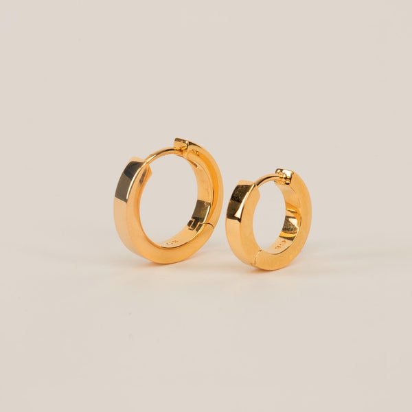Golden Huggie Hoop