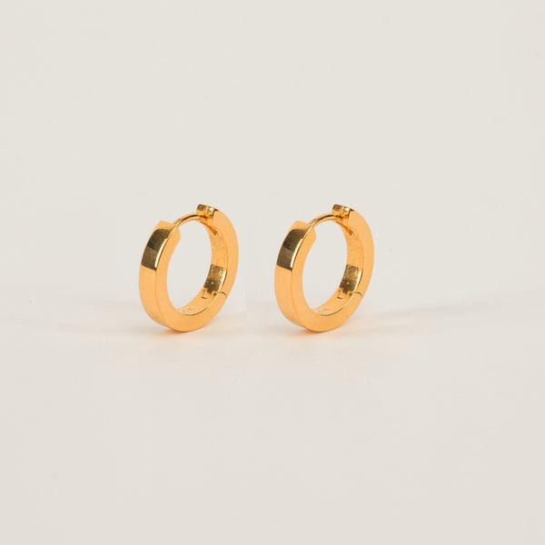 Golden Huggie Hoop