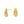 Teardrop Stud Medium