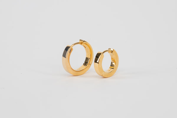 Golden Huggie Hoop