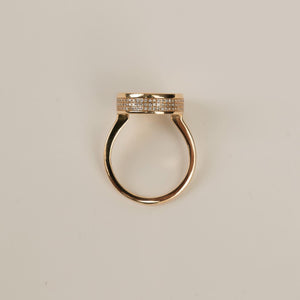 Woven Open Pave Diamond Ring