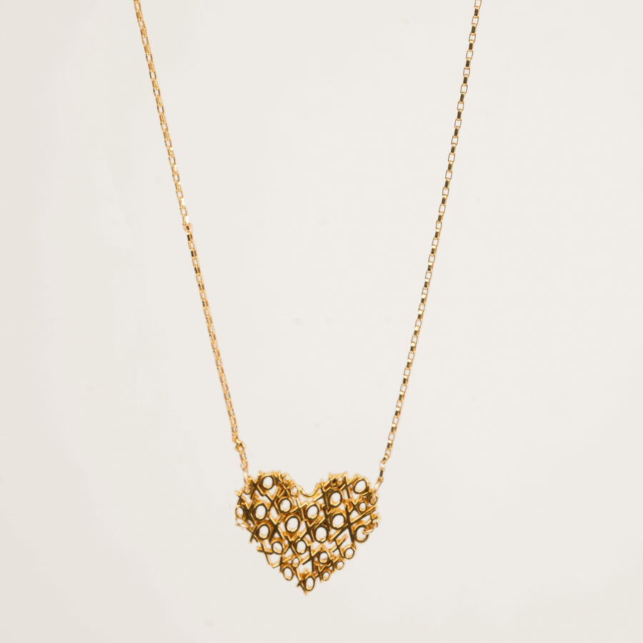 Xo Heart Pendant Necklace