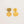 Xo Drop Disk Earrings