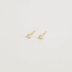 Petite Martini Diamond Stud Earrings