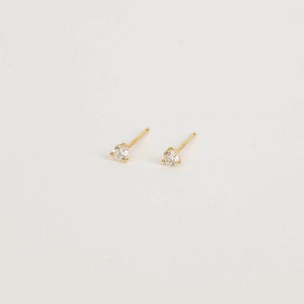 Petite Martini Diamond Stud Earrings
