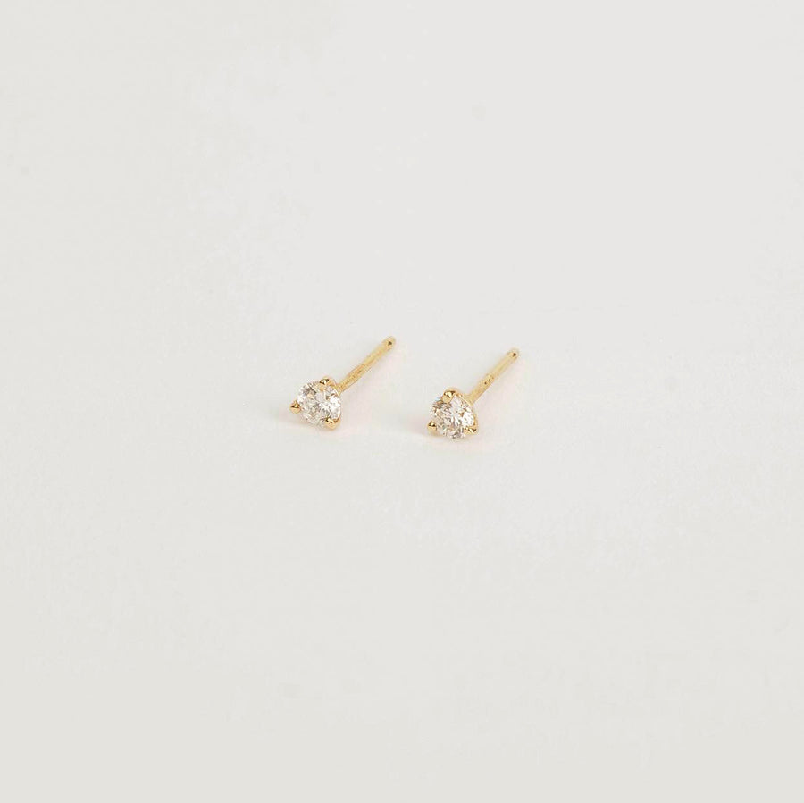 Petite Martini Diamond Stud Earrings