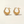 Gwen Beloti Gold Dome Pearl Hoop Earrings 3