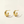 Gwen Beloti Gold Full Stack Mini Hoop Earring 3