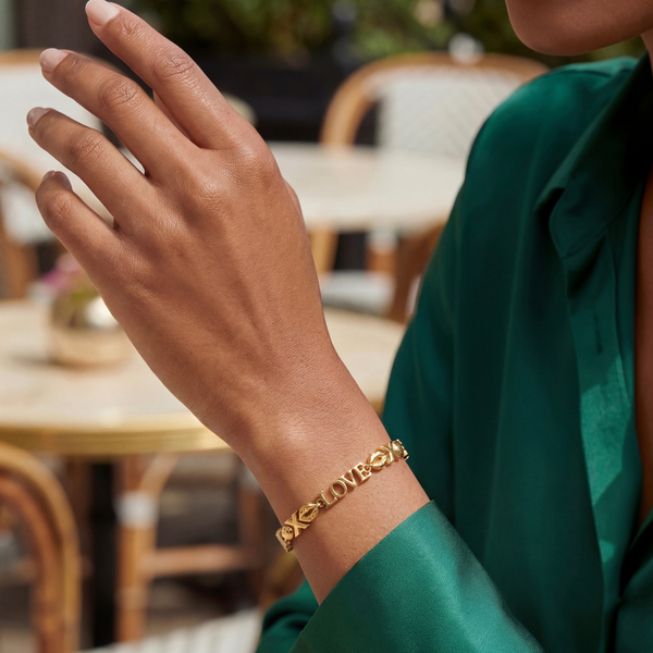 Gwen Beloti Gold Love Overload Link Bracelet 1