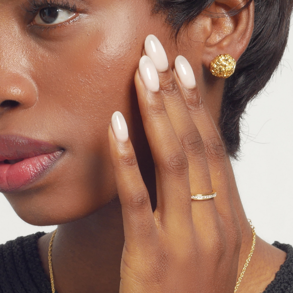 Gwen Beloti Gold Vira Duo XL Stud Earrings 1