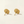 Gwen Beloti Large Open Patchwork Button Gold Stud Earrings 4