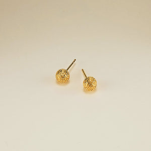 XO Gold Ball Stud Earring