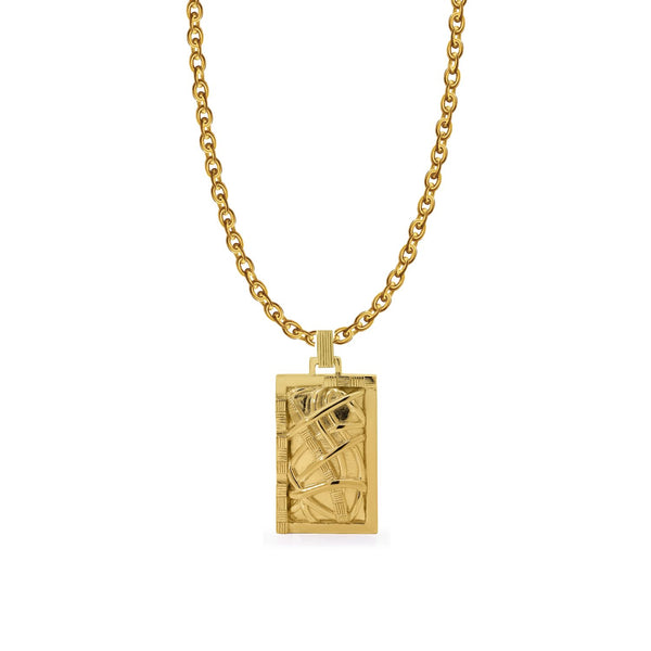 Vira Woven Pendant Necklace