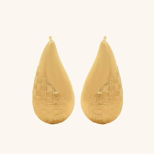 Woven Wave Tear Drops