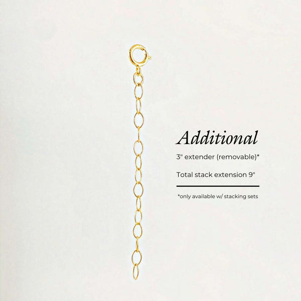 Everyday Linked Necklace Double Stack Set