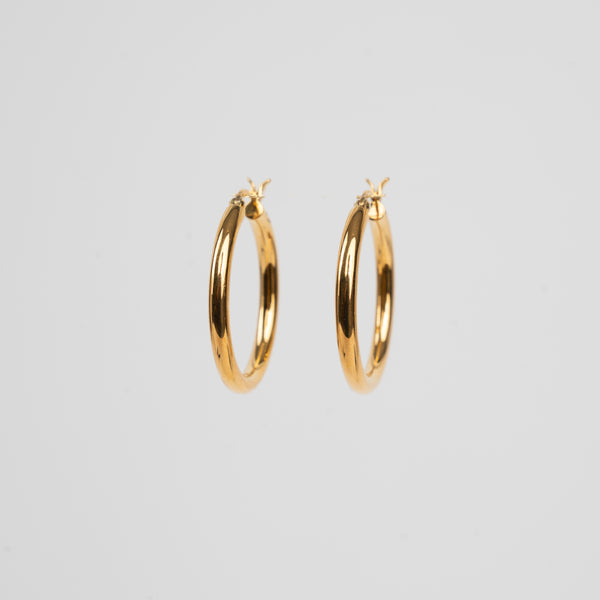 Nina Classic Gold Hoops