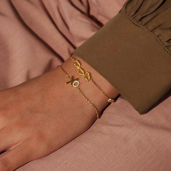 Lip Love Charm Bracelet