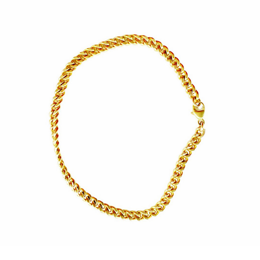 Gold Nola Chain Anklet