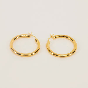 Nina Classic Gold Hoops