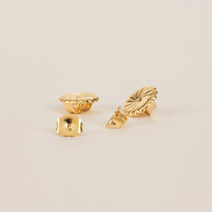 Large Gold Earring Backs