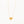 Golden Heart Stripe Necklace